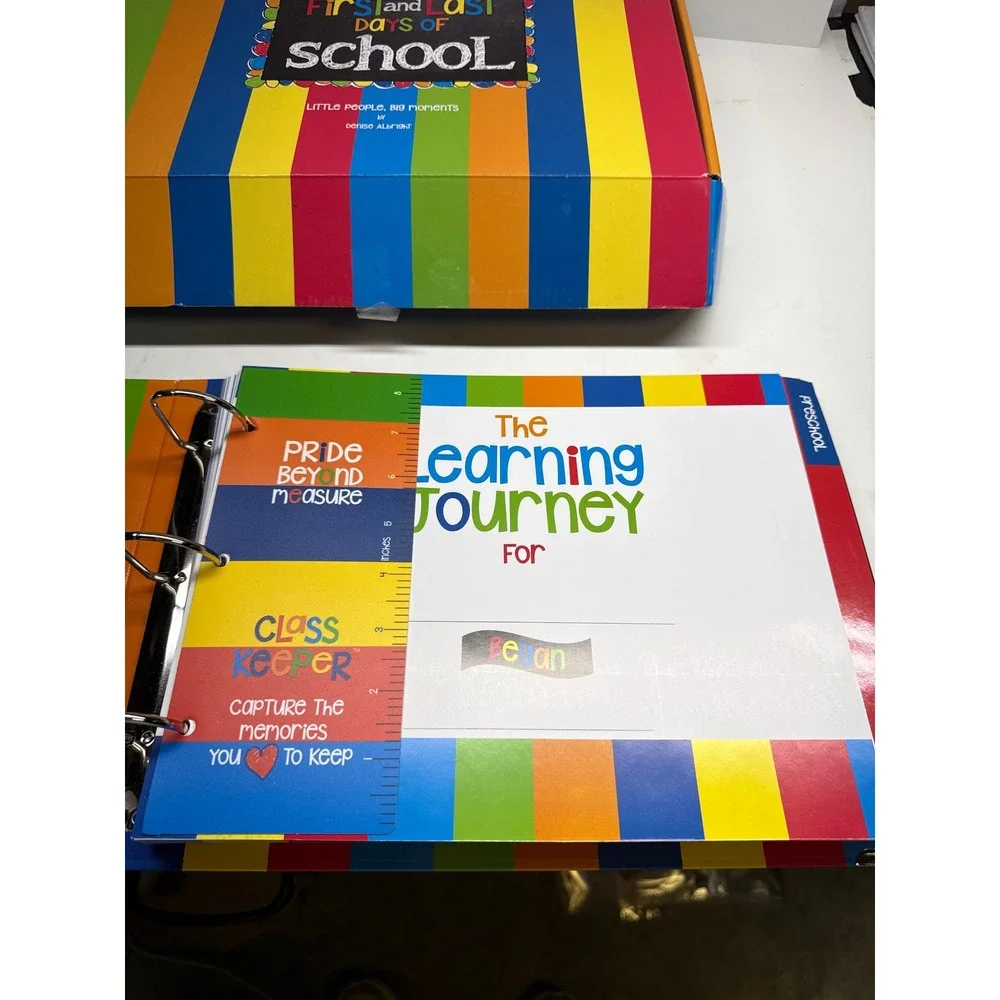 Denise Albright Class Keeper First and Last Days of School Memory Book Binder